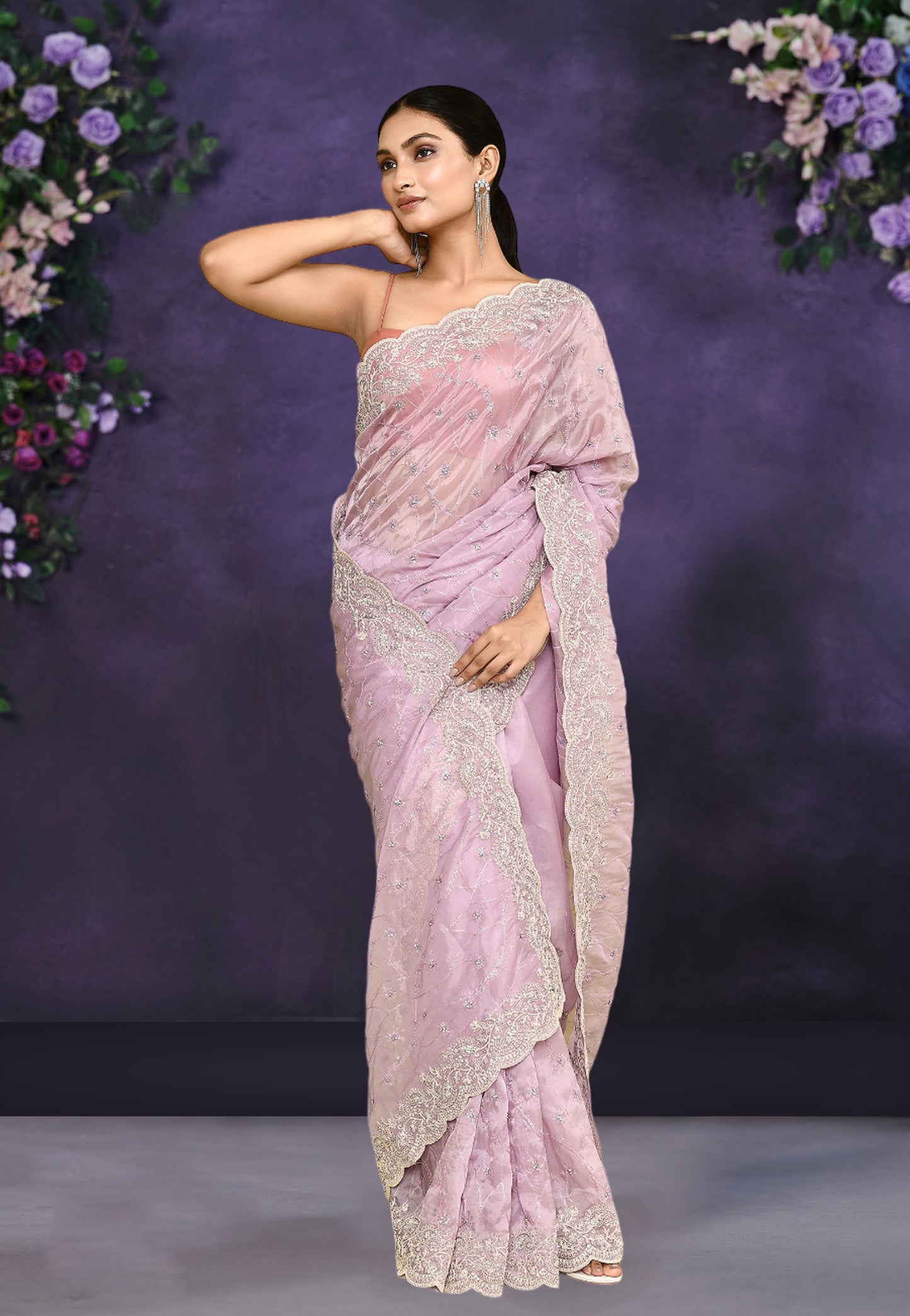 Satin Silk Saree