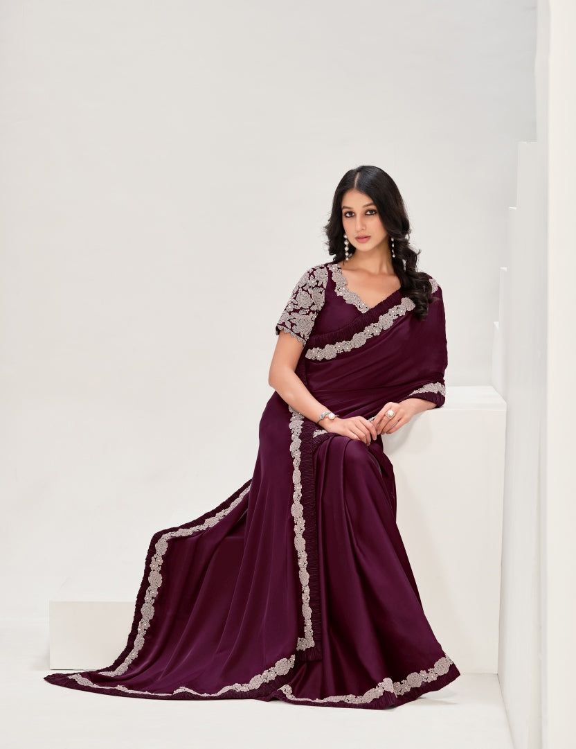 Artificial / Mix Crape Sarees