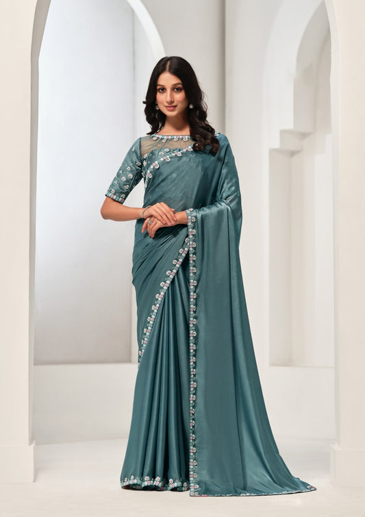 Artificial / Mix Crape Sarees