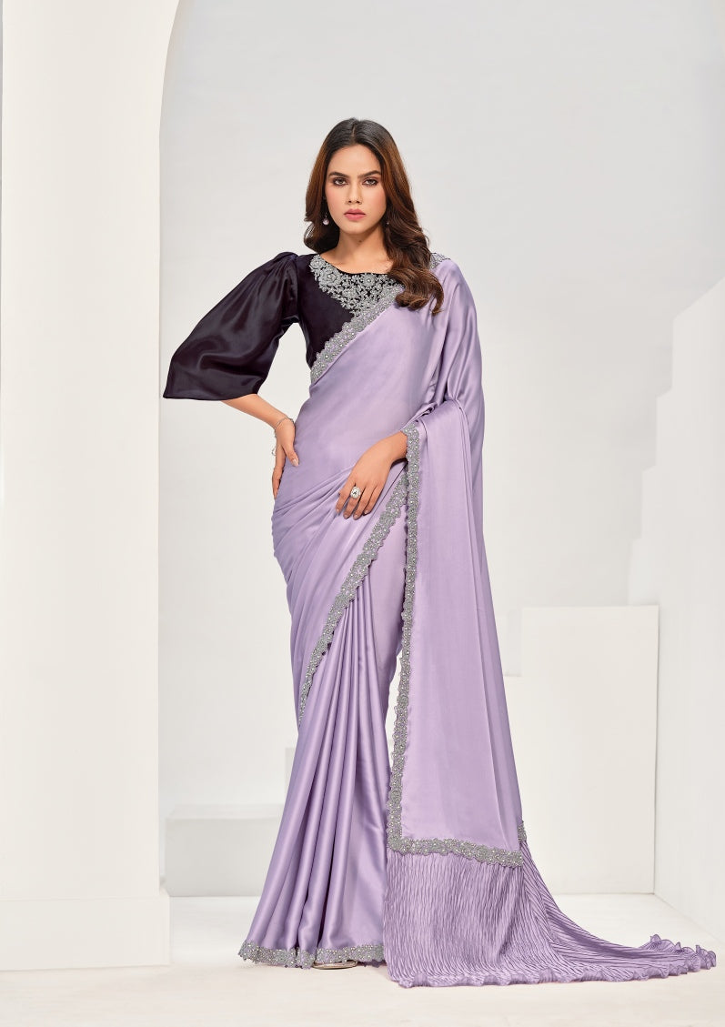 Artificial / Mix Crape Sarees