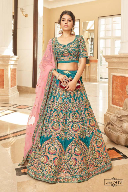 Semi Stitched Lehenga Choli