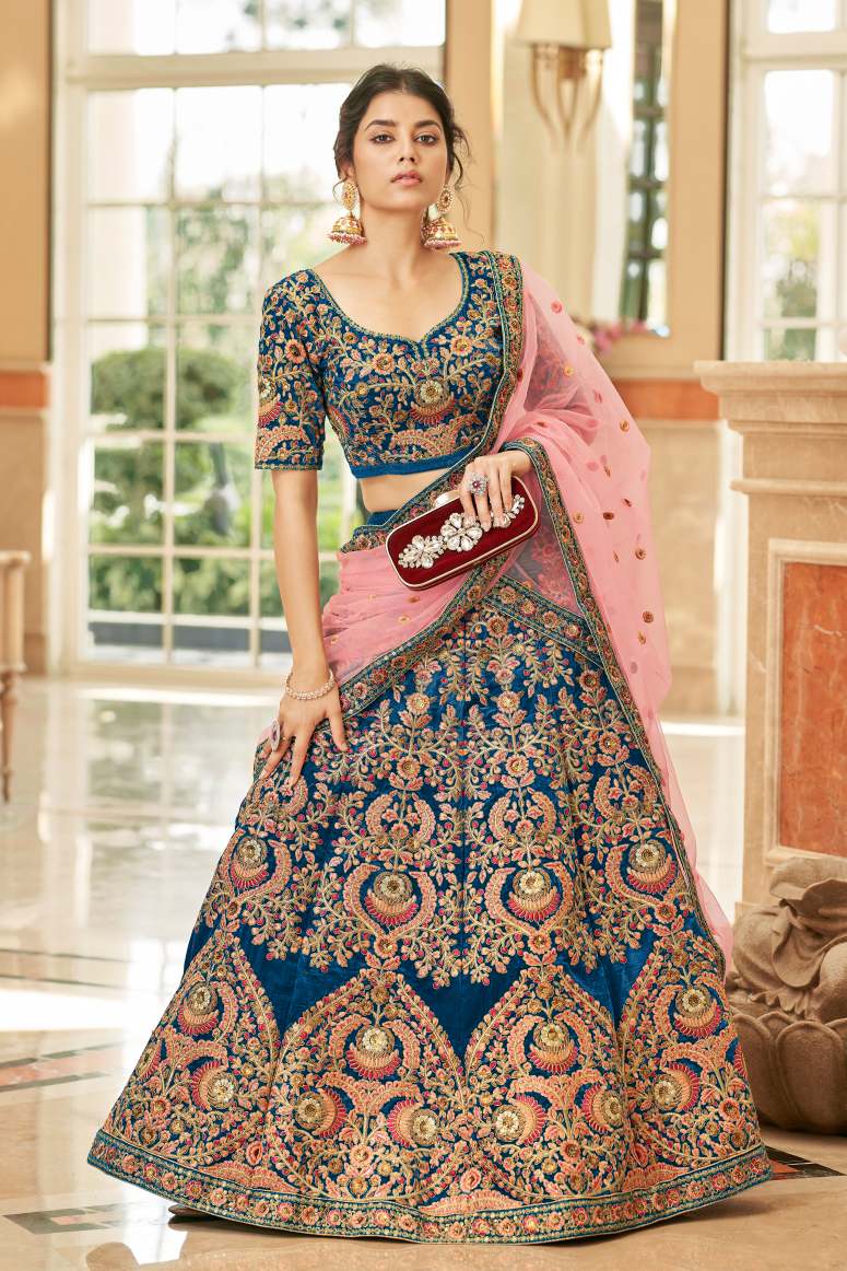 Semi Stitched Lehenga Choli