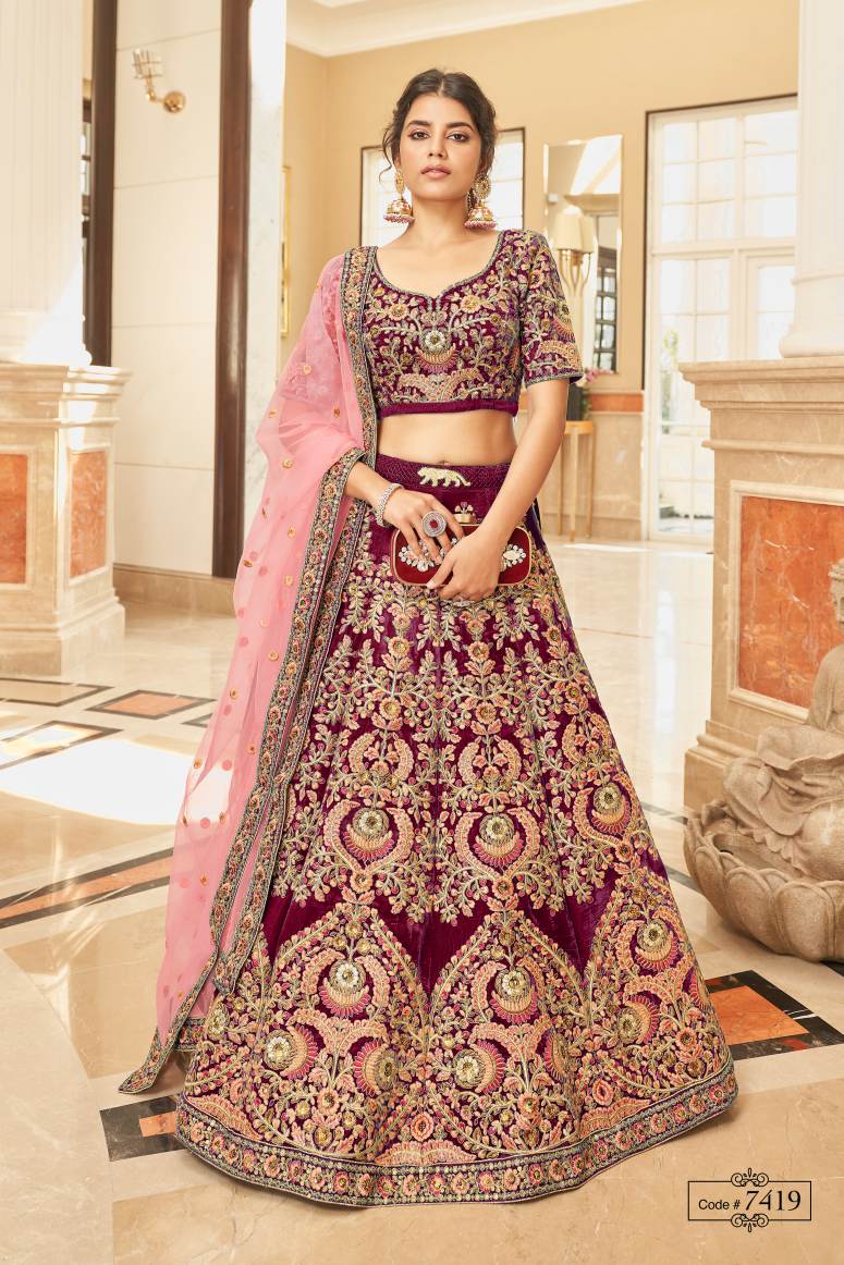 Semi Stitched Lehenga Choli