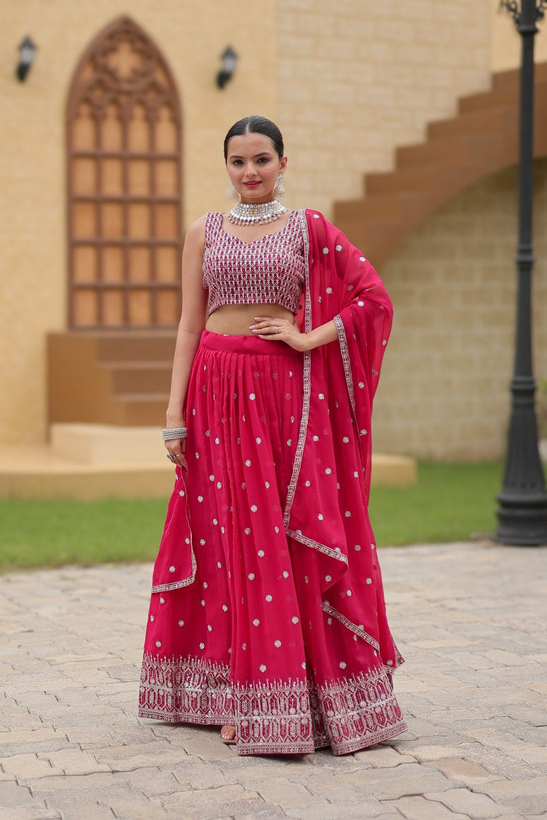 New Semi Stitiched Lehenga Choli