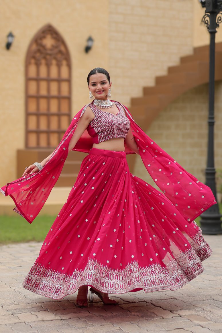 New Semi Stitiched Lehenga Choli