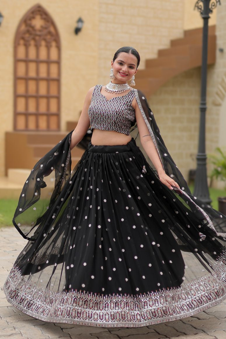 New Semi Stitiched Lehenga Choli