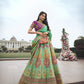 New Semi Stitiched Banarasi Lehenga Choli