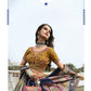 New Semi Stitiched Banarasi Lehenga Choli