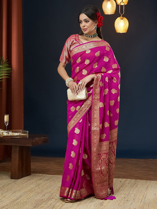 Georgette Silk Saree