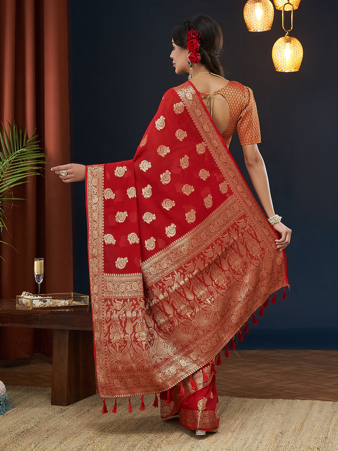 Georgette Silk Saree