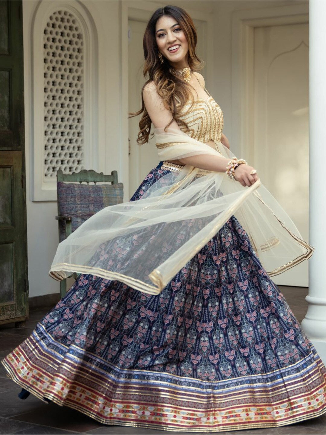 New Semi Stitiched Lehenga Choli