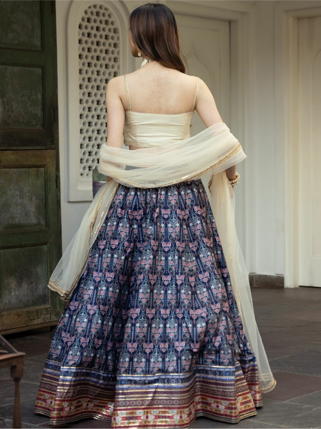 New Semi Stitiched Lehenga Choli