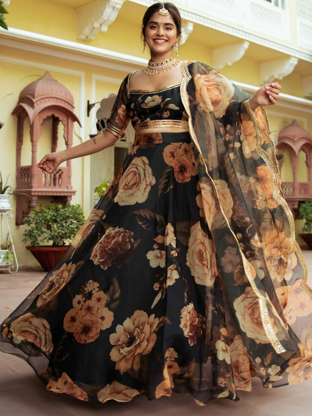 New Semi Stitiched Lehenga Choli