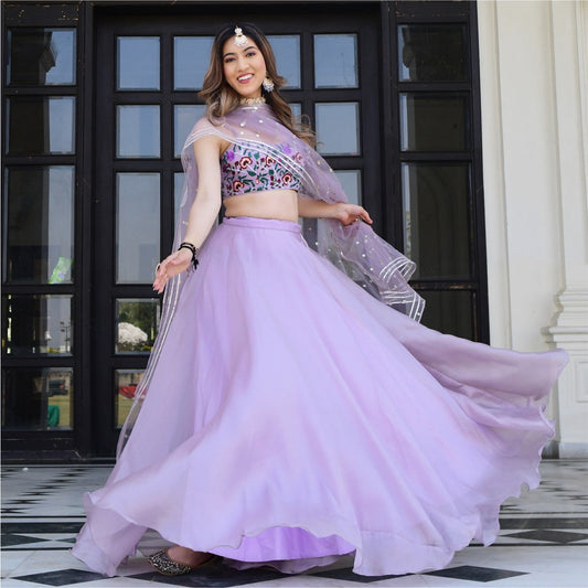 New Semi Stitiched Lehenga Choli