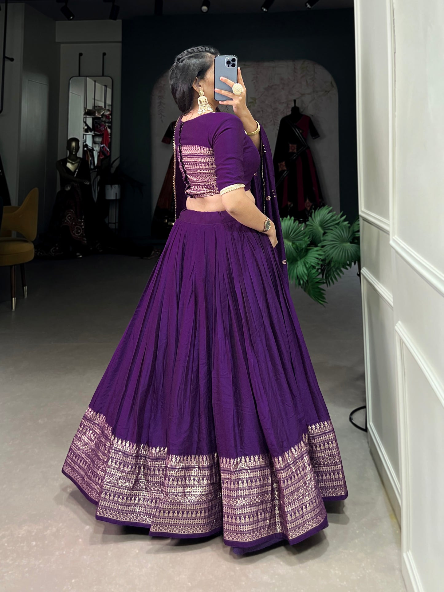 New Semi Stitiched Lehenga Choli