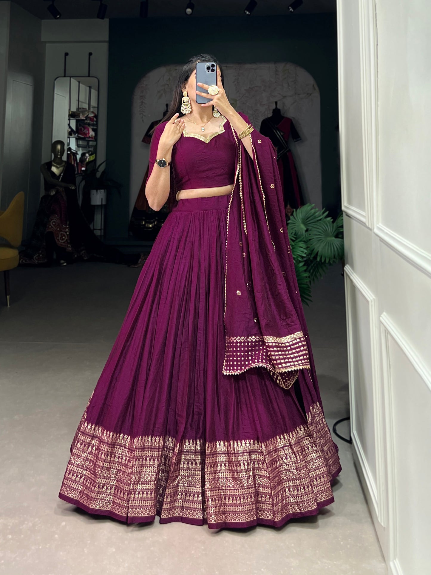 New Semi Stitiched Lehenga Choli