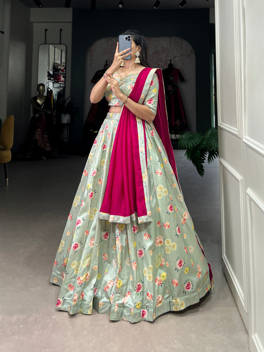 New Semi Stitiched Lehenga Choli