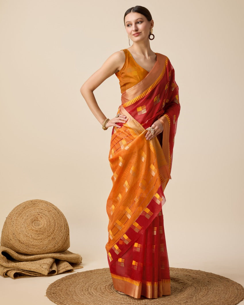 Semi Cotton Silk Saree