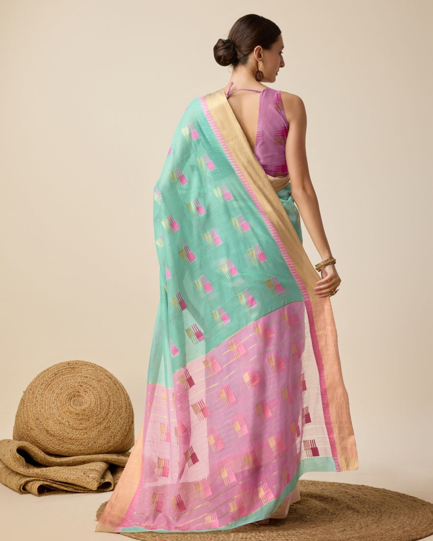 Semi Cotton Silk Saree