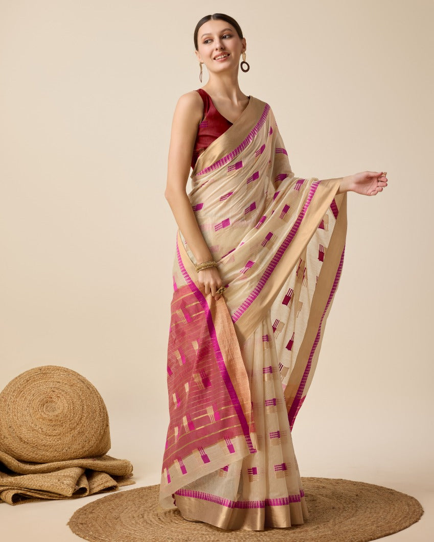 Semi Cotton Silk Saree