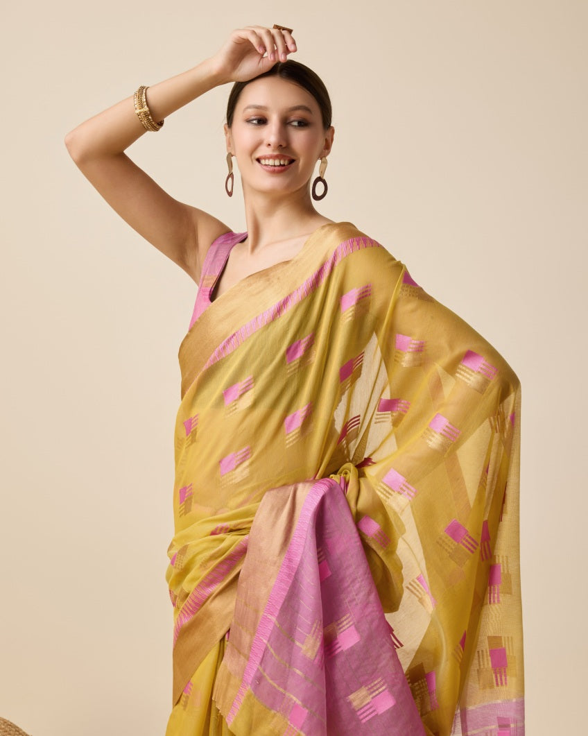 Semi Cotton Silk Saree