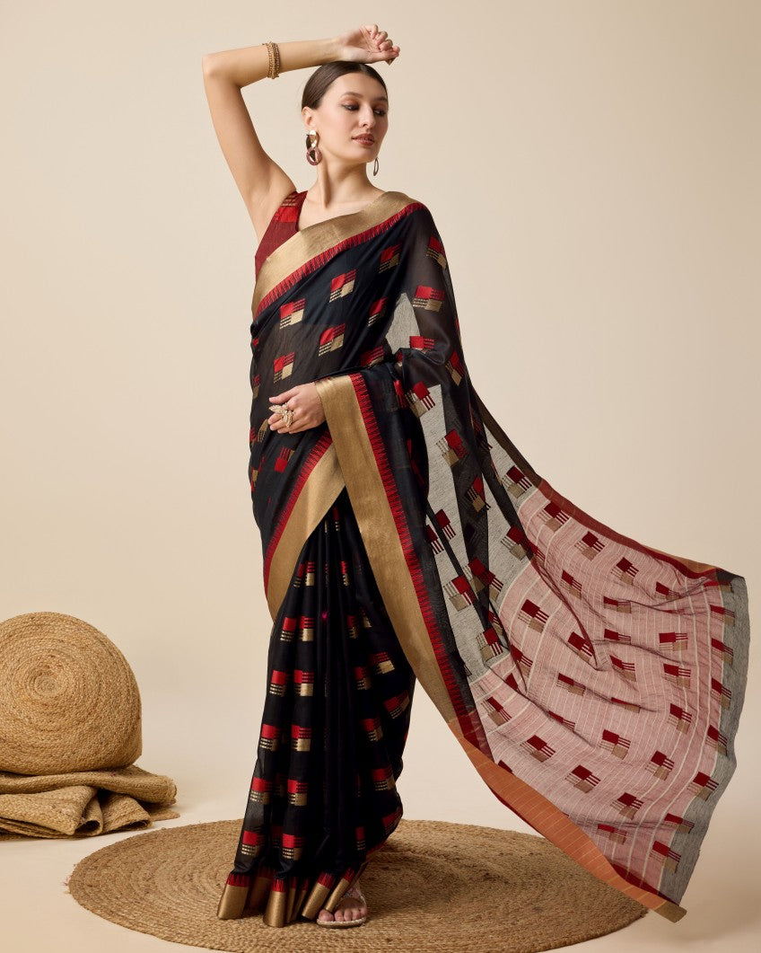 Semi Cotton Silk Saree