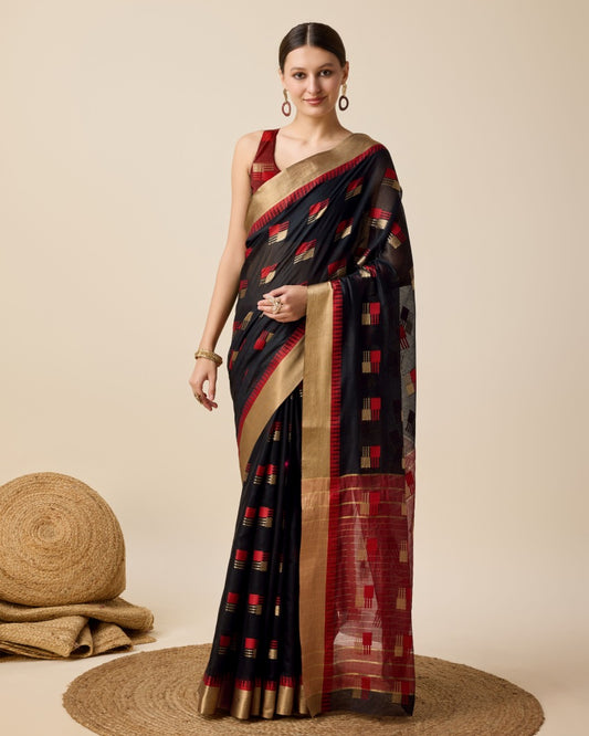 Semi Cotton Silk Saree