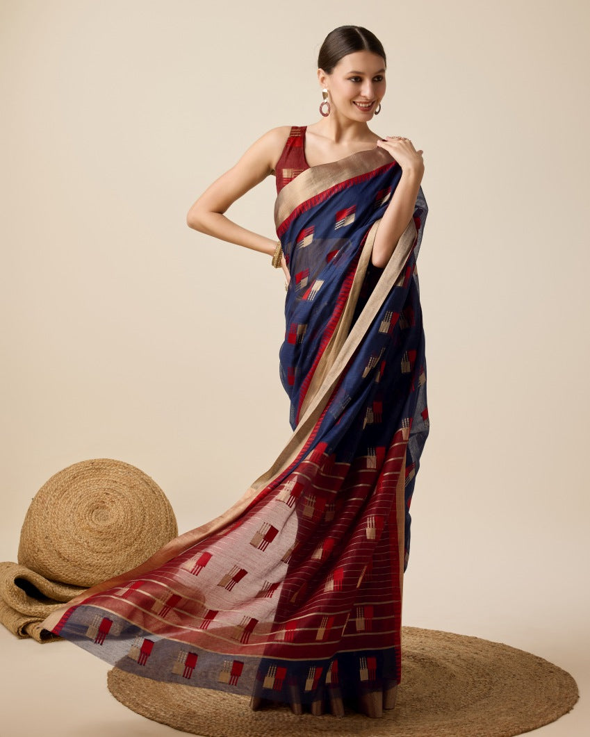 Semi Cotton Silk Saree