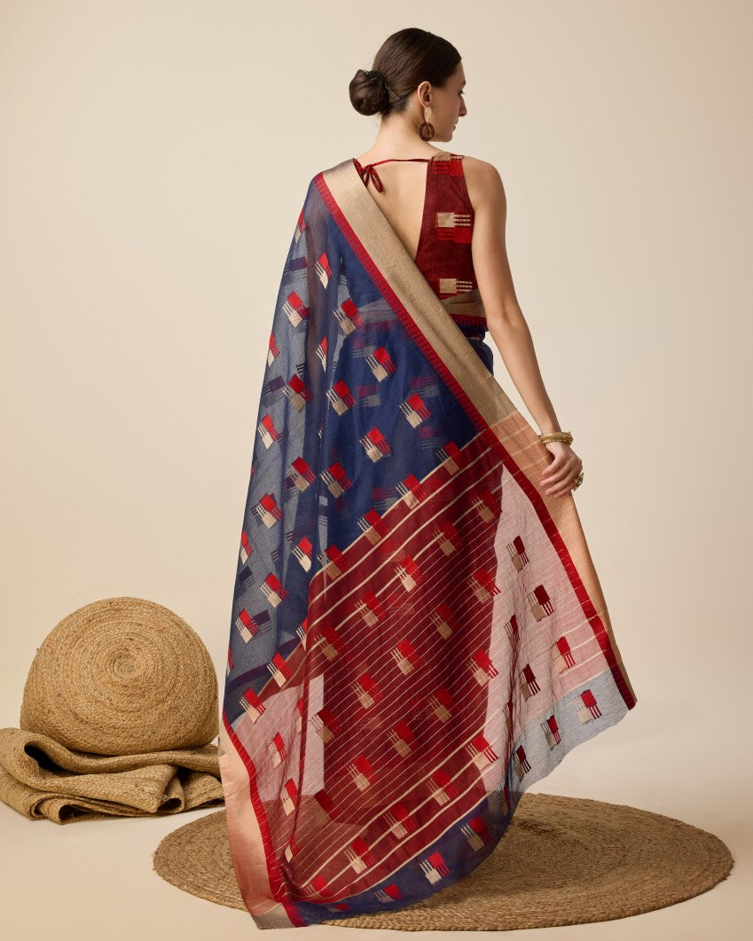 Semi Cotton Silk Saree