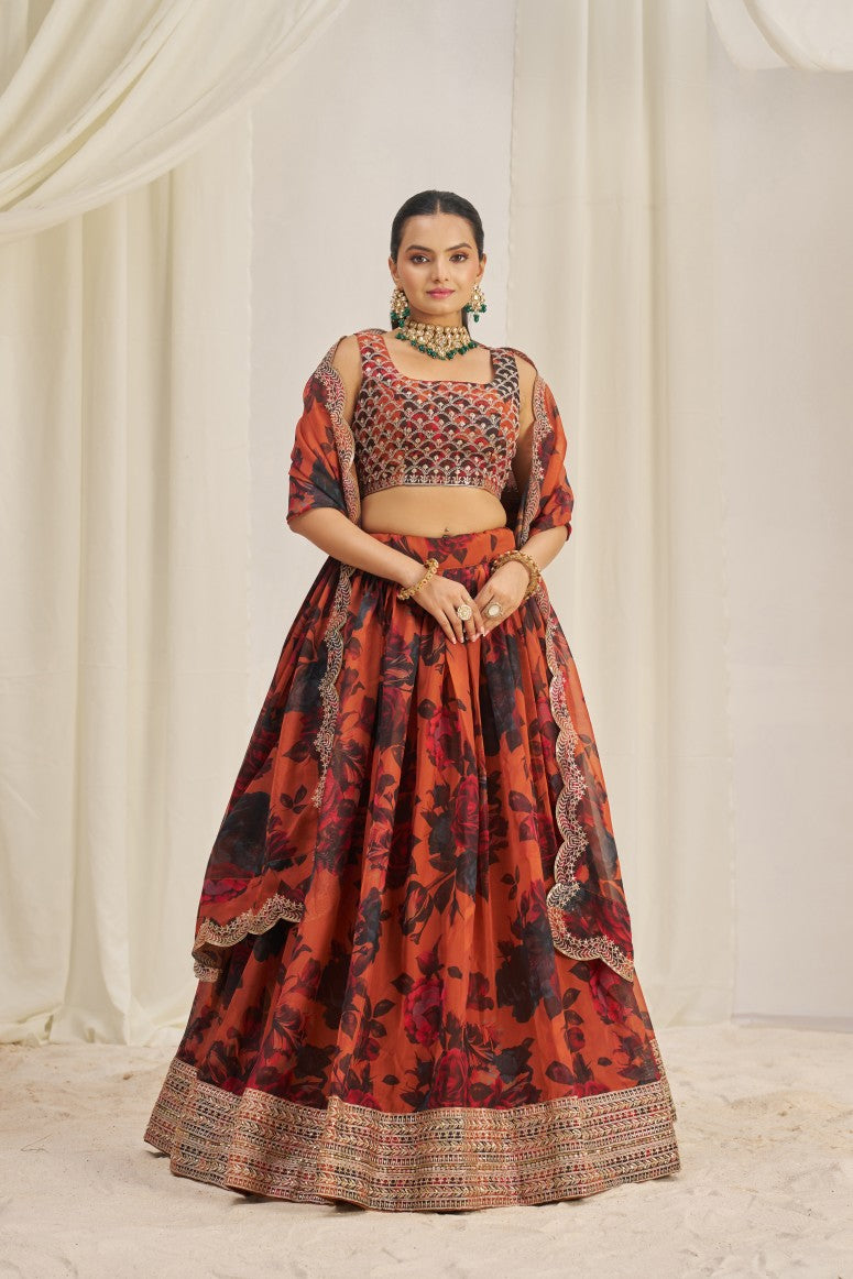 Latest Semi Stitched Lehenga Choli