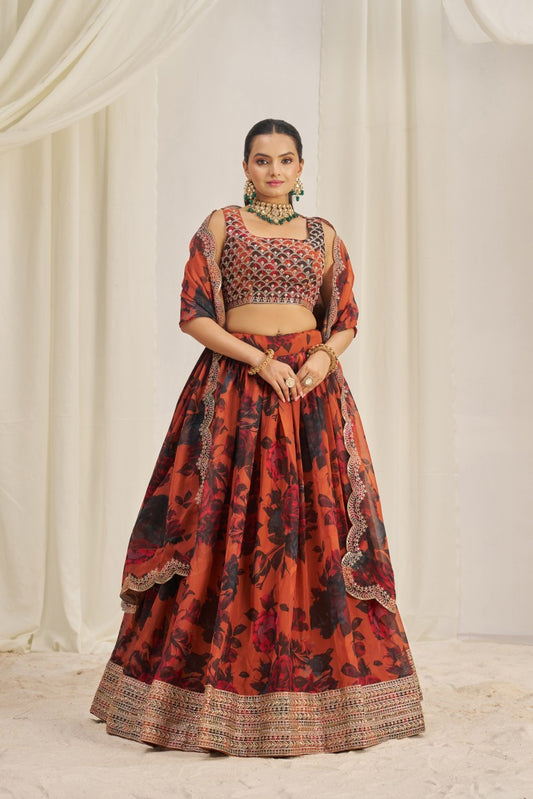 Latest Semi Stitched Lehenga Choli