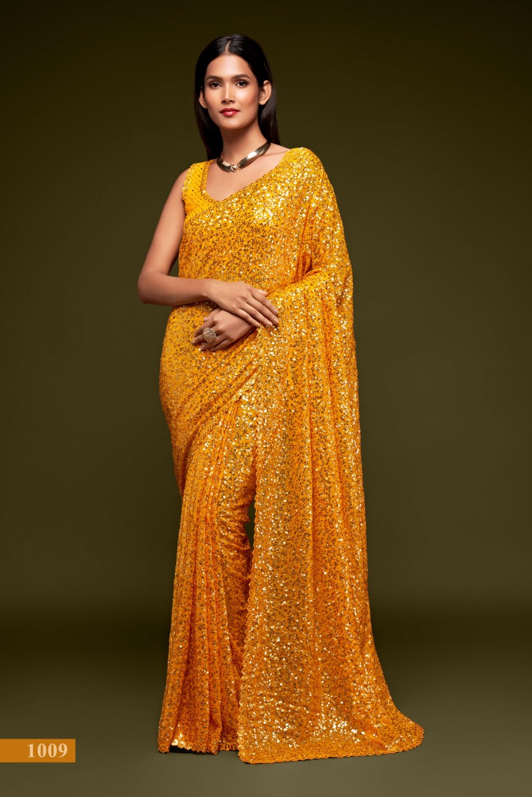 Georgette Silk Saree