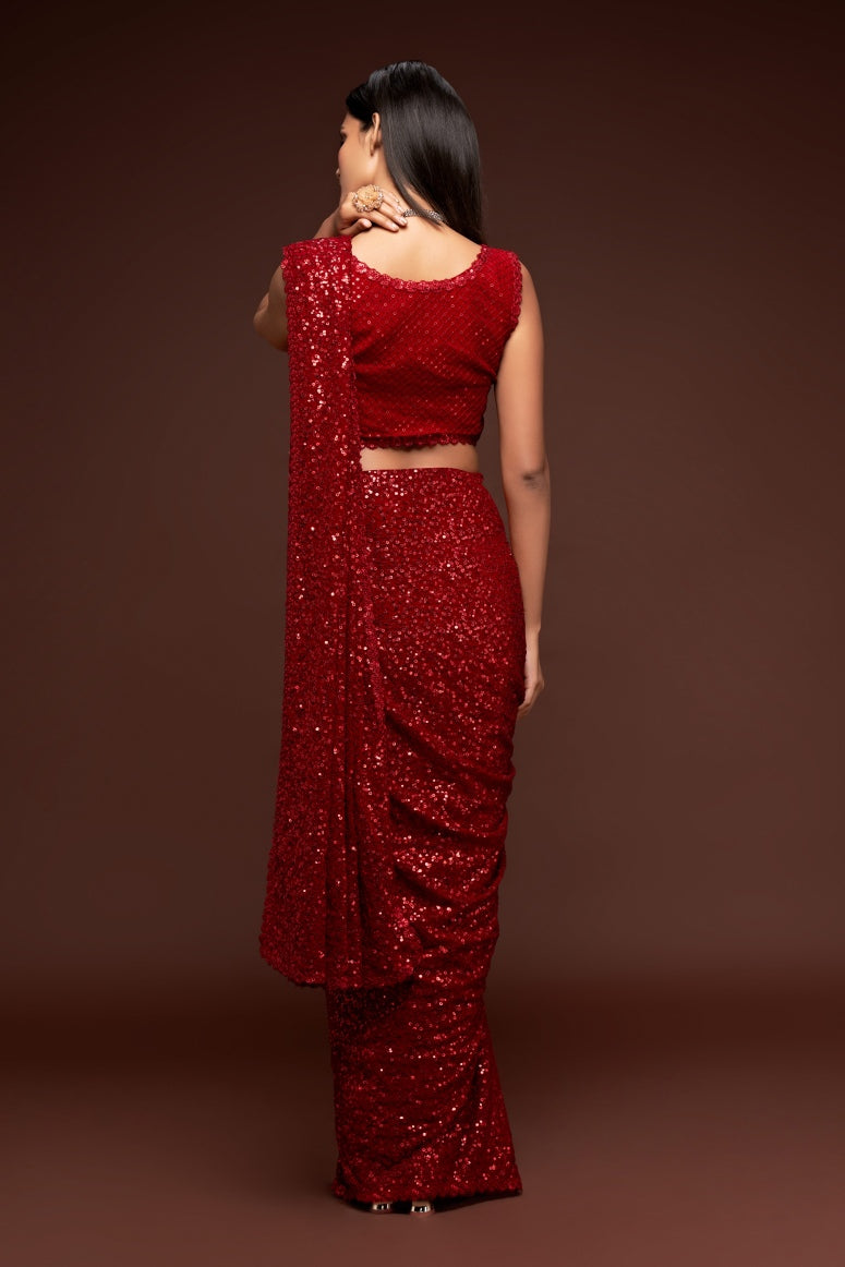 Georgette Silk Saree