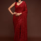 Georgette Silk Saree