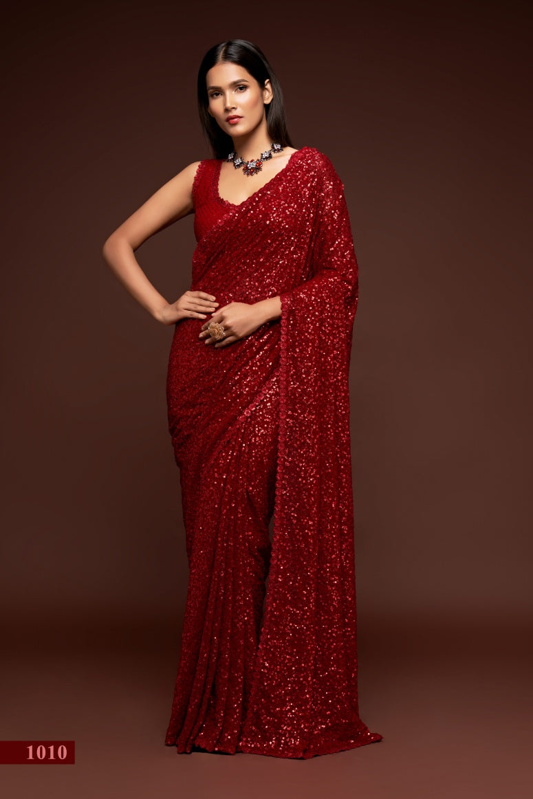 Georgette Silk Saree