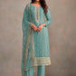 Semi-Stitched Straight Cut Salwar Suits