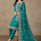 Semi-Stitched Straight Cut Salwar Suits