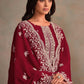 Semi-Stitched Straight Cut Salwar Suits