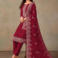 Semi-Stitched Straight Cut Salwar Suits