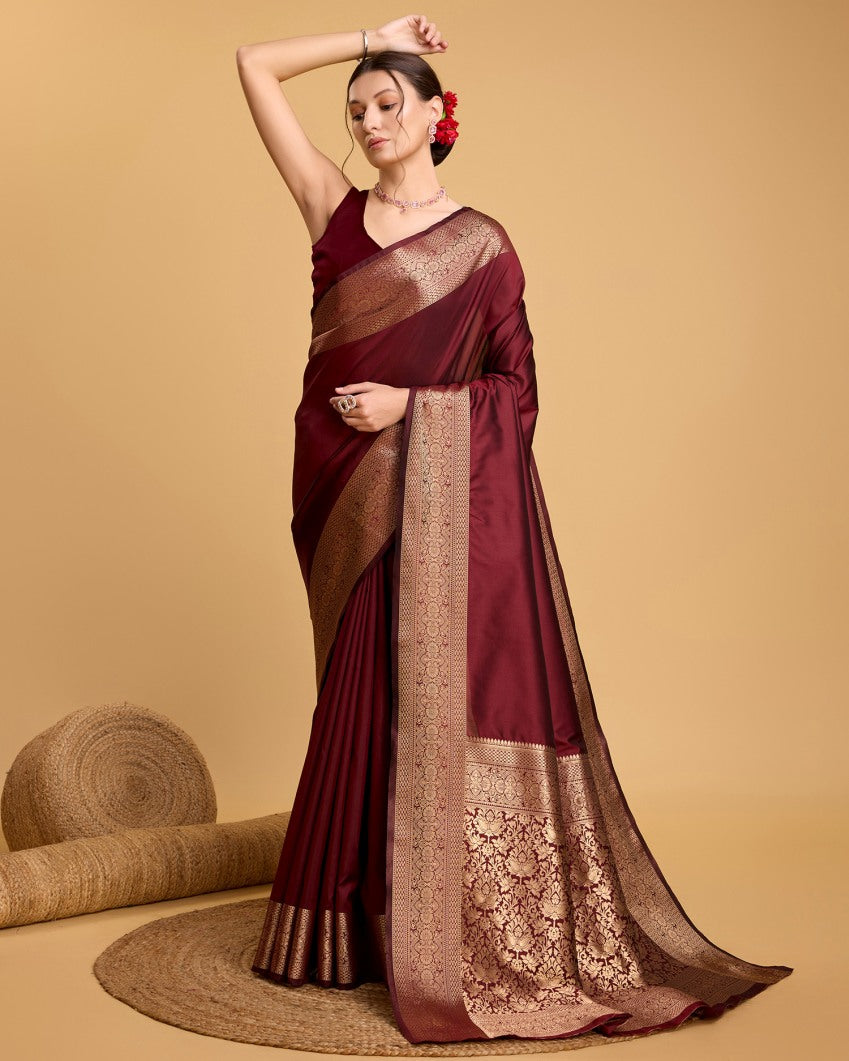 Catalog Party Wear Pure Silk Saree