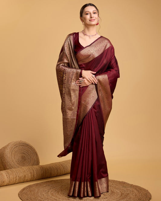 Catalog Party Wear Pure Silk Saree