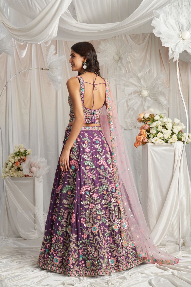 Latest Semi Stitched Georgette Lehenga Choli