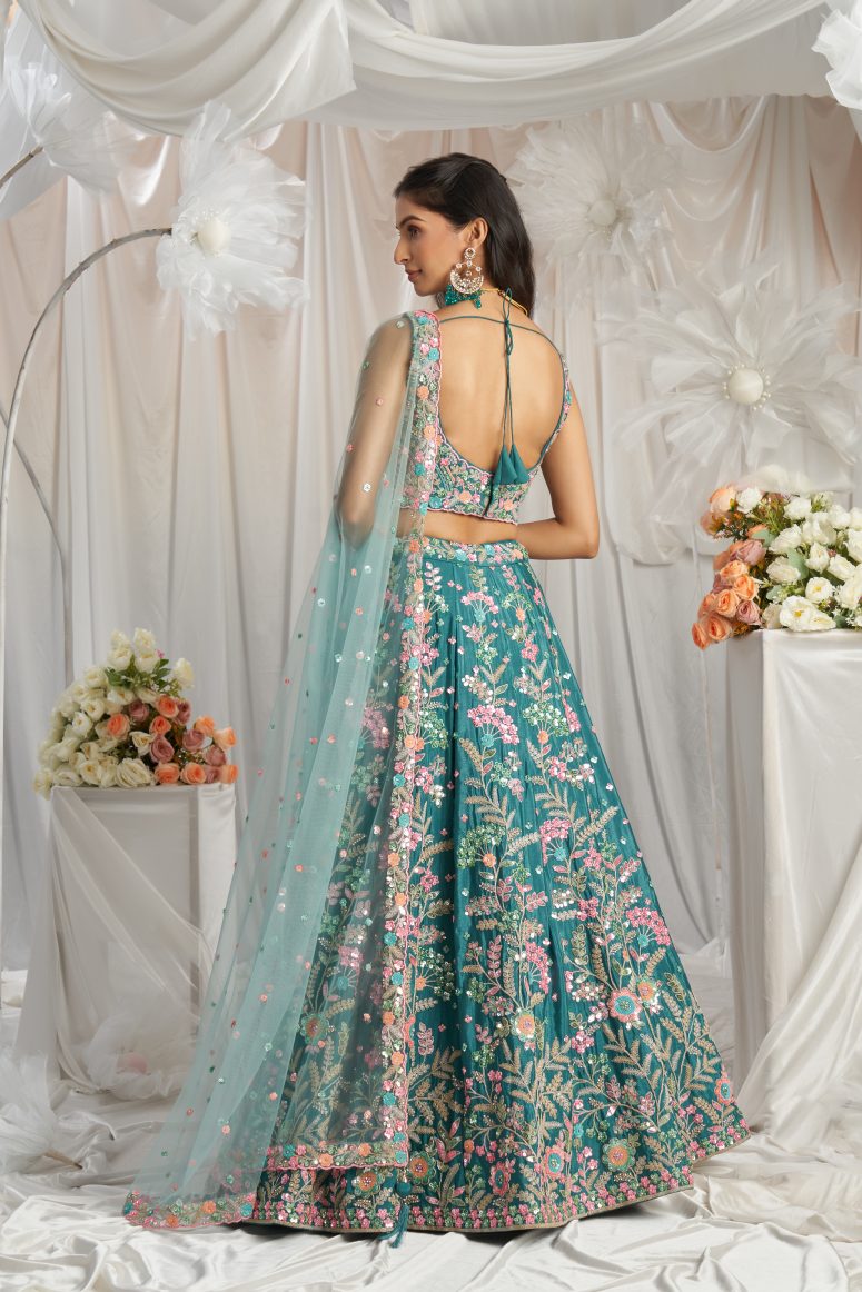 Latest Semi Stitched Georgette Lehenga Choli