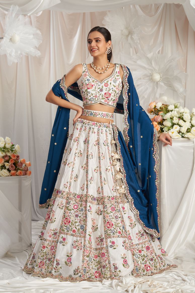 Latest Semi Stitched Georgette Lehenga Choli