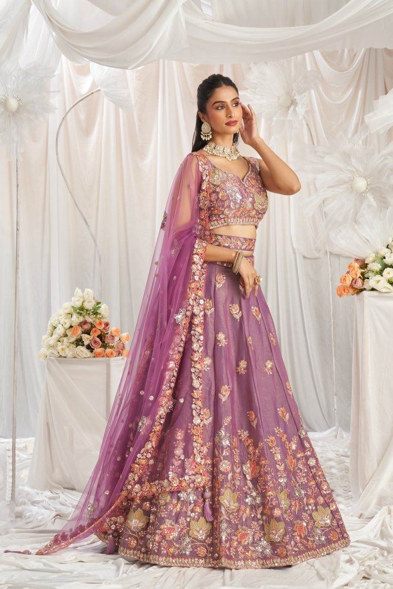 Latest Semi Stitched Georgette Lehenga Choli