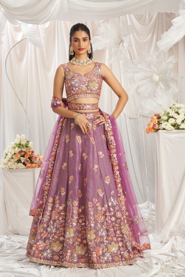 Latest Semi Stitched Georgette Lehenga Choli