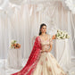 Latest Semi Stitched Tissue Lehenga Choli