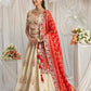 Latest Semi Stitched Tissue Lehenga Choli