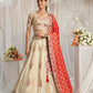 Latest Semi Stitched Tissue Lehenga Choli