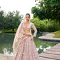 Latest Semi Stitched Tissue Lehenga Choli